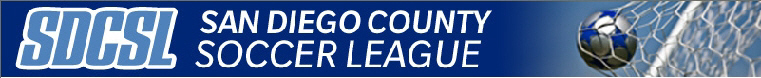 2011 San Diego County Soccer League banner